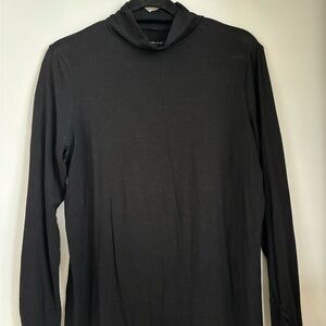 Chico's Women's Black Turtleneck Top